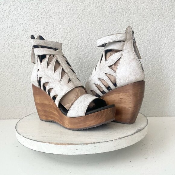 Lane Boots BECCA Wedges Womens 6.5 Western Cowgirl White...